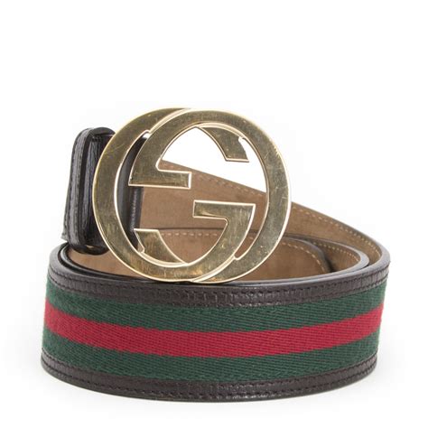 gucci belt green red real|Gucci straps green and red.